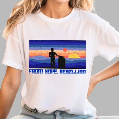 From Hope Rebellion Geek T-Shirt