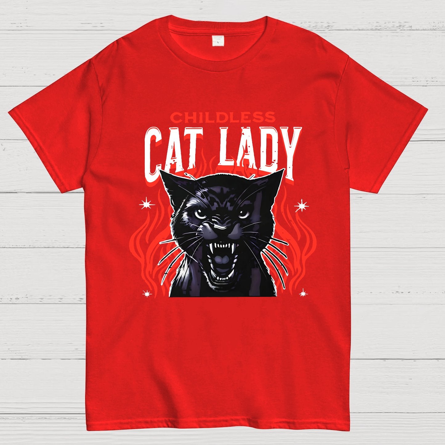 Childless Cat Lady Cat Ladies Nerd T-Shirt