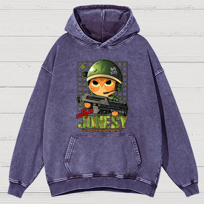 The Revenge Of Jonesy Vintage Distressed Hoodie