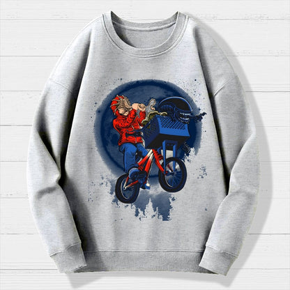 NON TERRESTRIAL Geek Cotton Sweatshirt