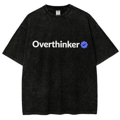 Certified Overthinker Vintage Distressed T-shirt