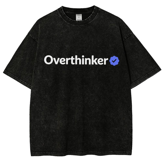 Certified Overthinker Vintage Distressed T-shirt