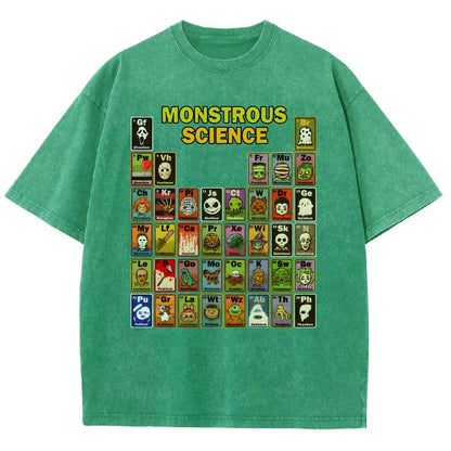 Monstrous Science Vintage Distressed T-shirt