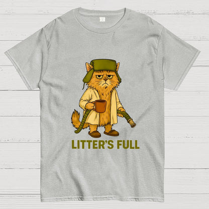 Litter’s Full Cat Geek T-Shirt