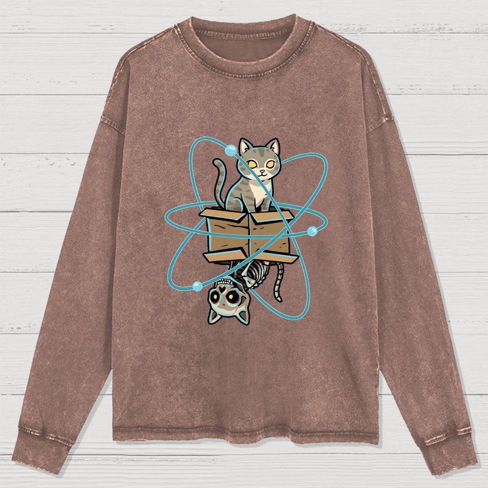Schrodinger's Pet Washed Long Sleeve Tee