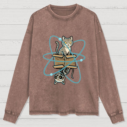 Schrodinger's Pet Washed Long Sleeve Tee
