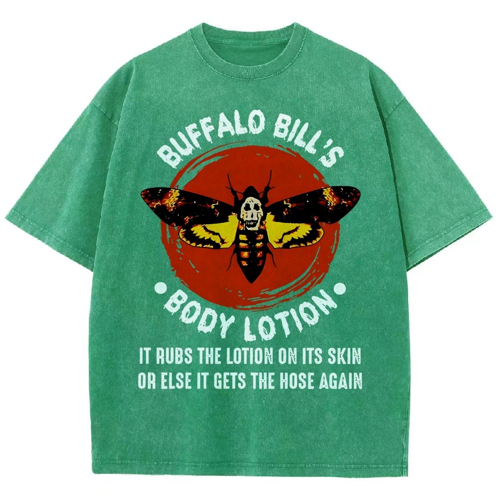 buffalo bills body lotion Vintage Distressed T-shirt