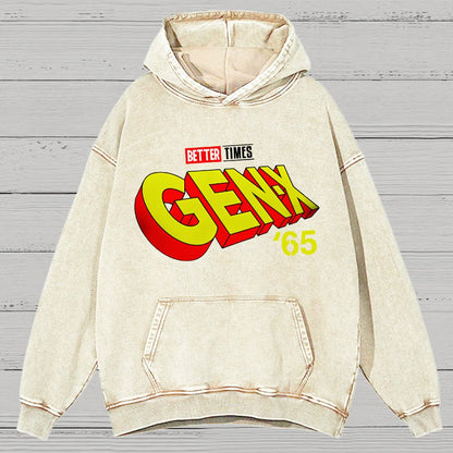 Gen-X ’65 Vintage Distressed Hoodie