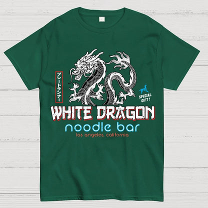 White Dragon Noodle Bar Unisex Geek T-Shirt