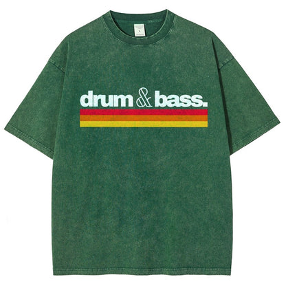 Drum N Bass Vintage Distressed T-shirt