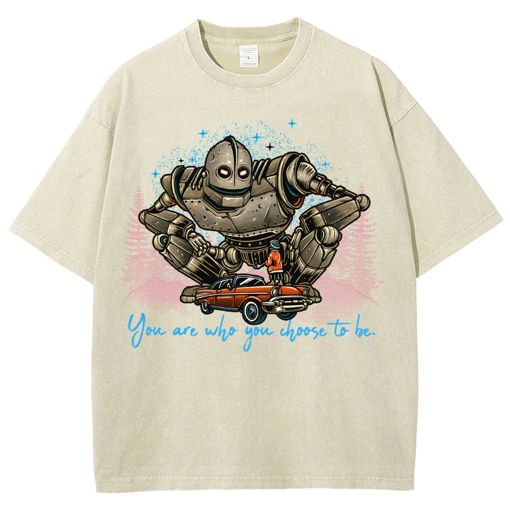 You Are Who You Choose To Be Vintage Distressed T-shirt