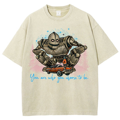 You Are Who You Choose To Be Vintage Distressed T-shirt