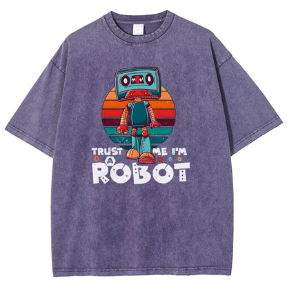 Trust Me I'm A Robot Vintage Distressed T-shirt
