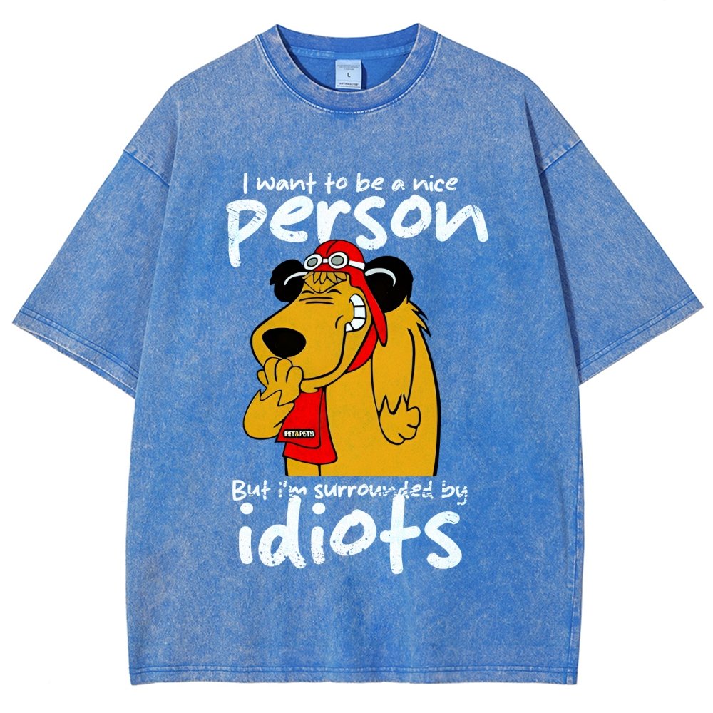Sourronded by idiots Vintage Distressed T-shirt