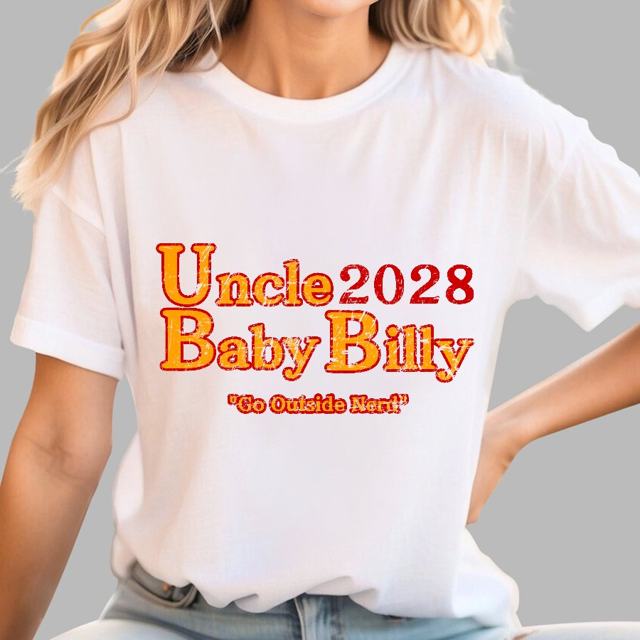 Uncle Baby Billy 28 - Go Outside Nerd Geek T-Shirt