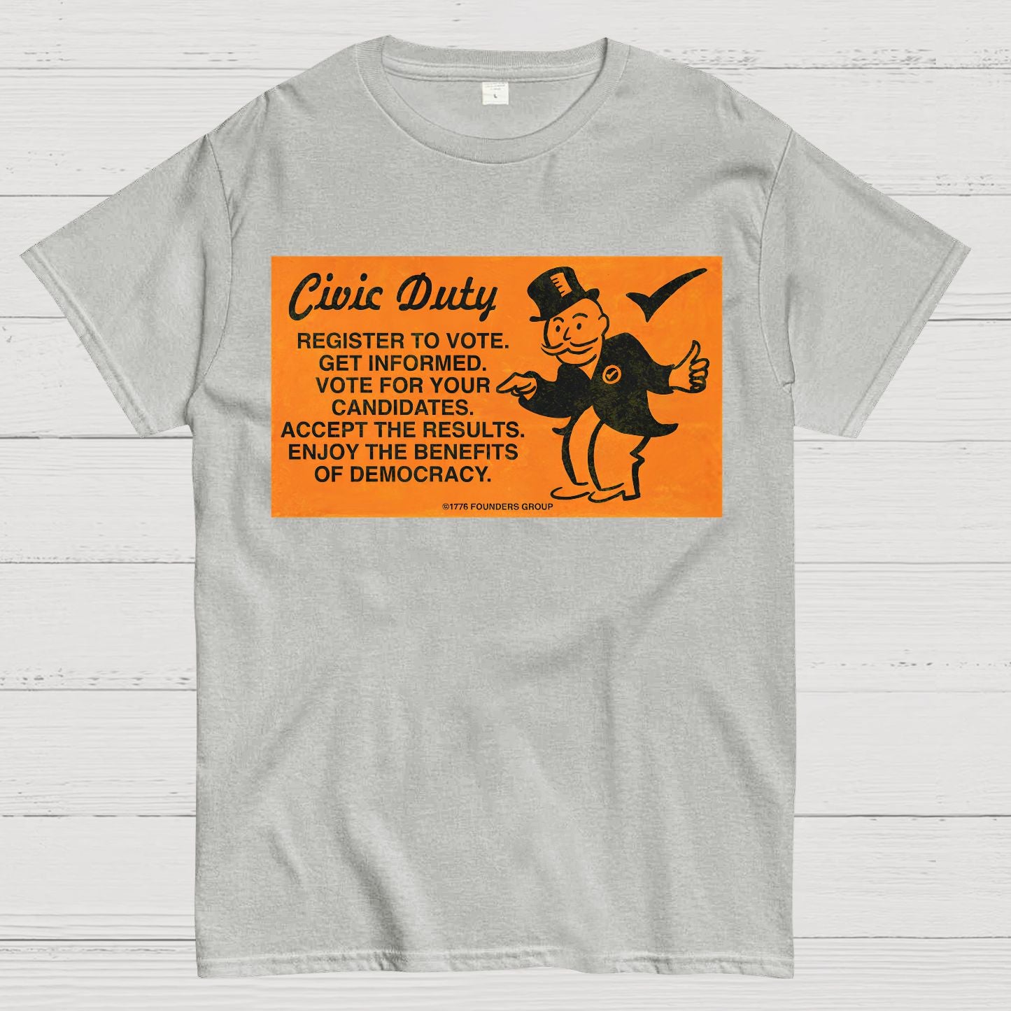 Civic Duty Card.Sarcasm Geek T-Shirt