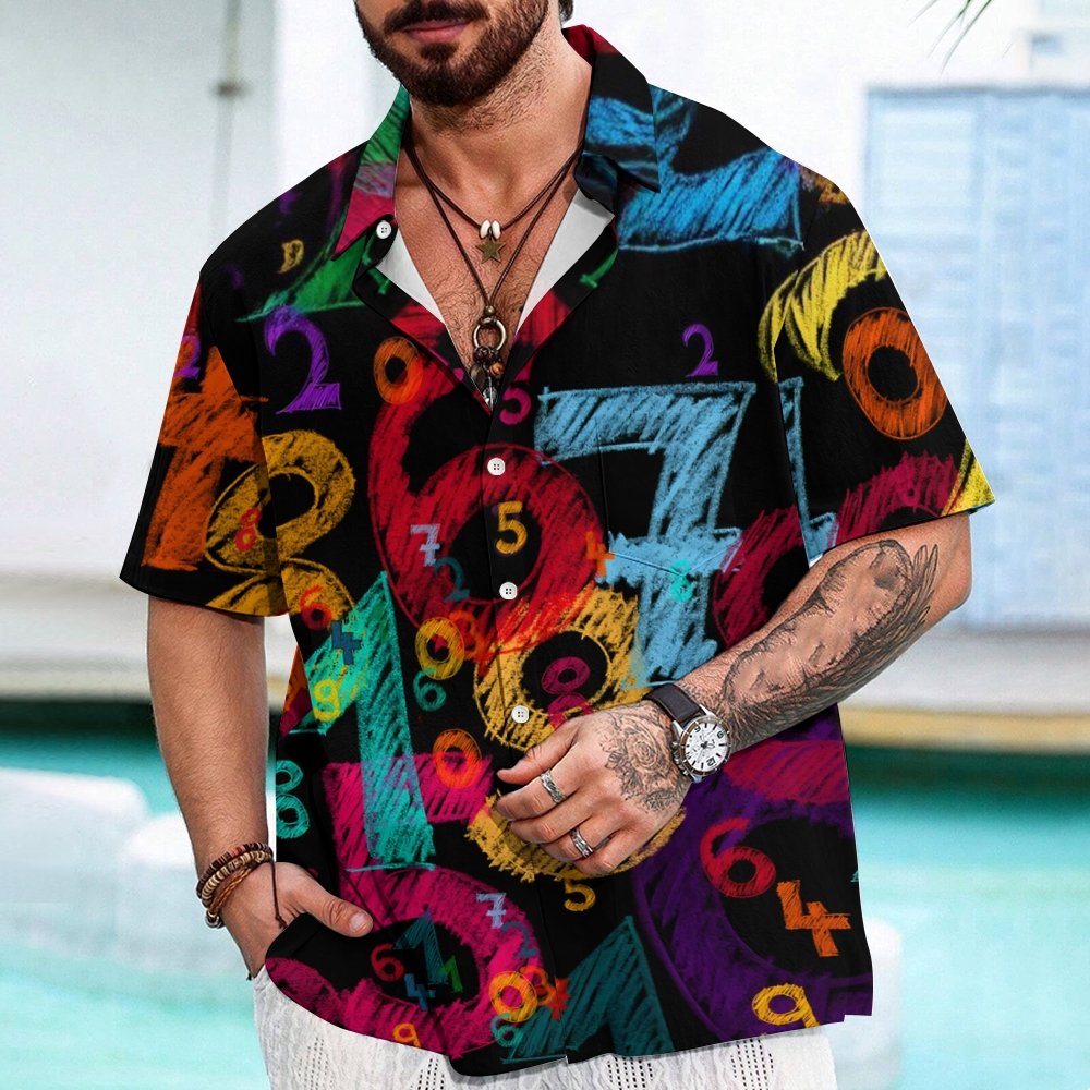 Color Mathematics Geek Hawaiian Shirt