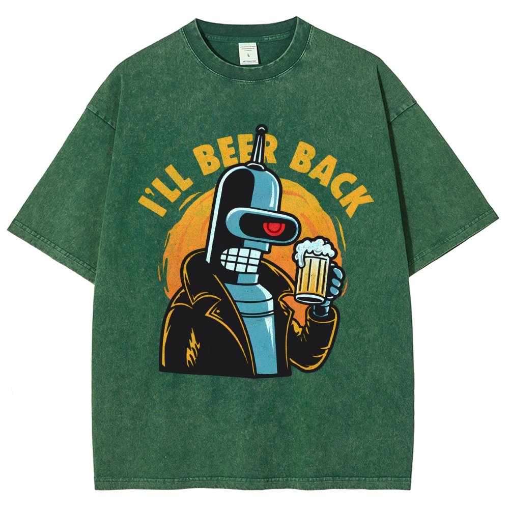 I'll Beer Back Vintage Distressed T-shirt
