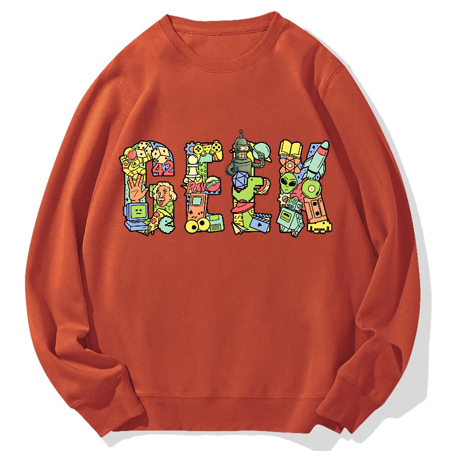 Geek Culture Geek Cotton Sweatshirt