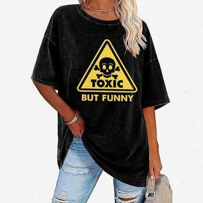 Toxic but Funny Vintage Distressed T-shirt
