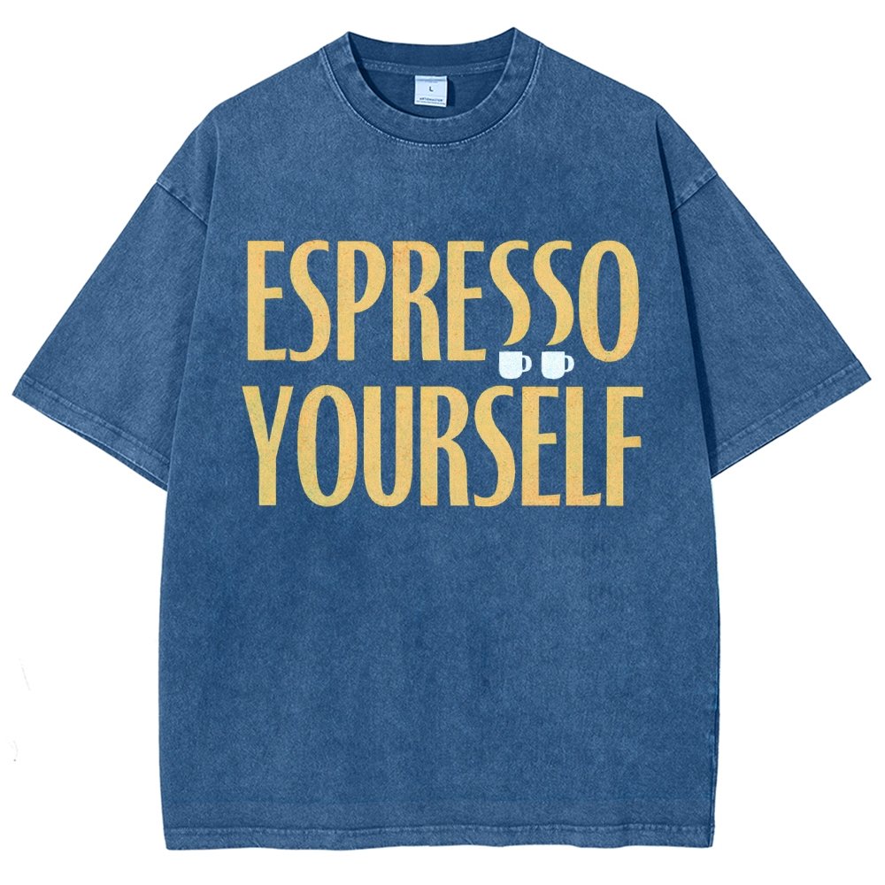 Espresso Yourself Vintage Distressed T-shirt