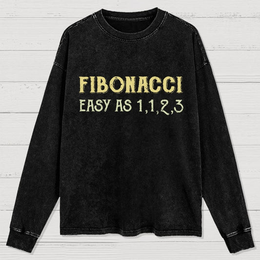 Easy As 1123 Washed Long Sleeve Tee