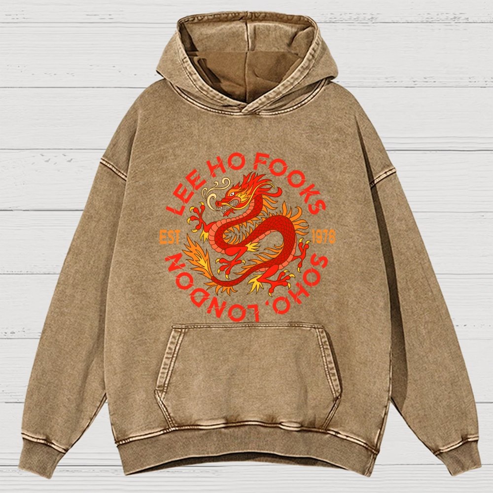 Mystery Town's (Werewolves of London)  Vintage Distressed Hoodie