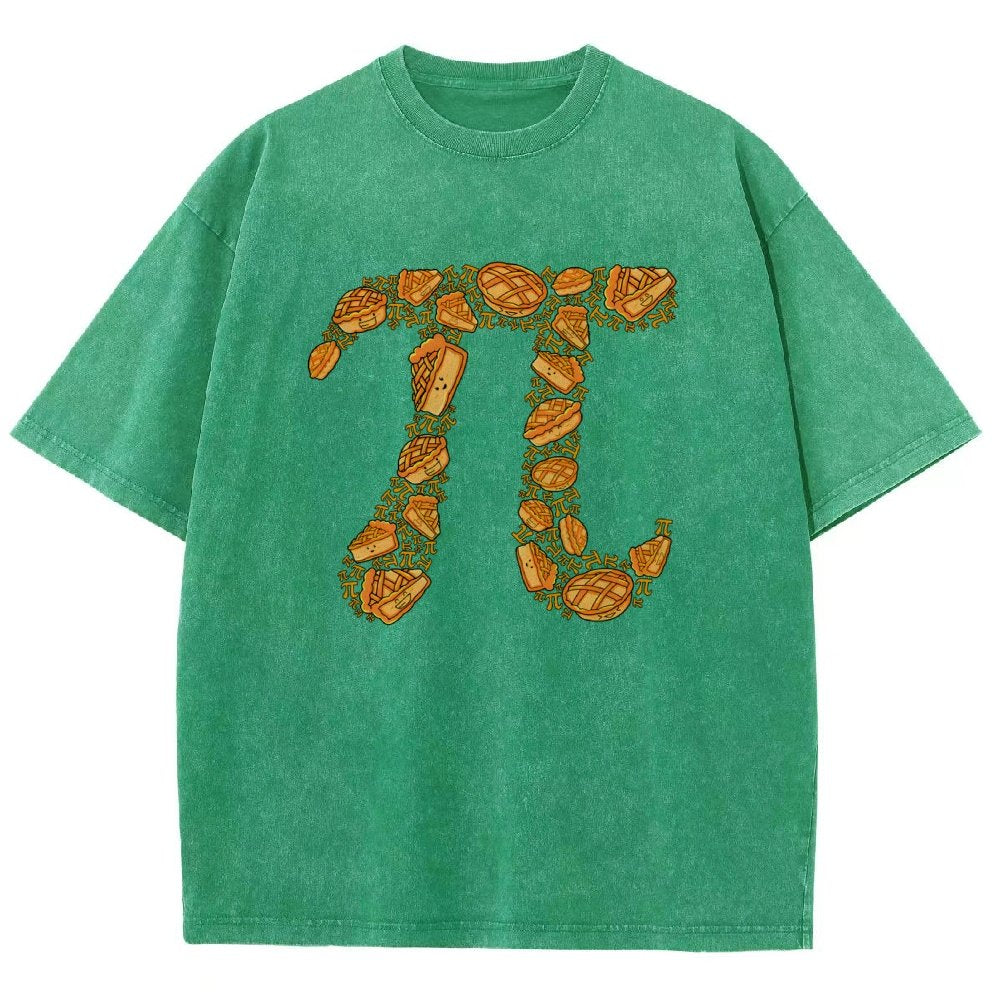 Doodle Pi Vintage Distressed T-shirt
