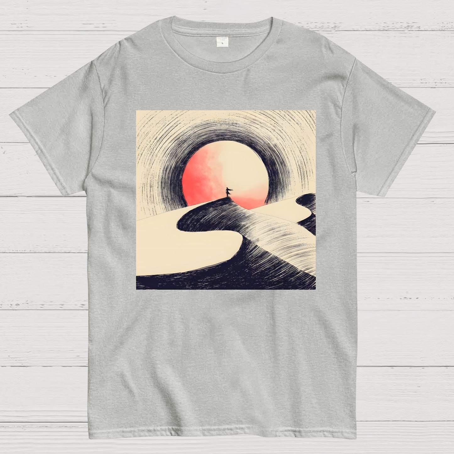 Cosmic Lonely Shadow Geek T-Shirt