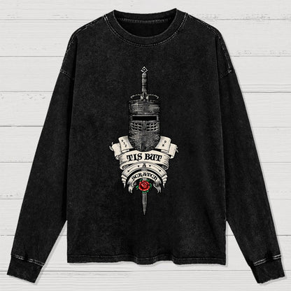It is but a scratch Washed Long Sleeve Tee