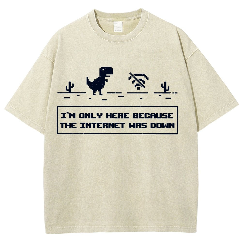 Offline Dino Vintage Distressed T-shirt