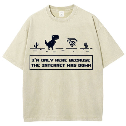 Offline Dino Vintage Distressed T-shirt