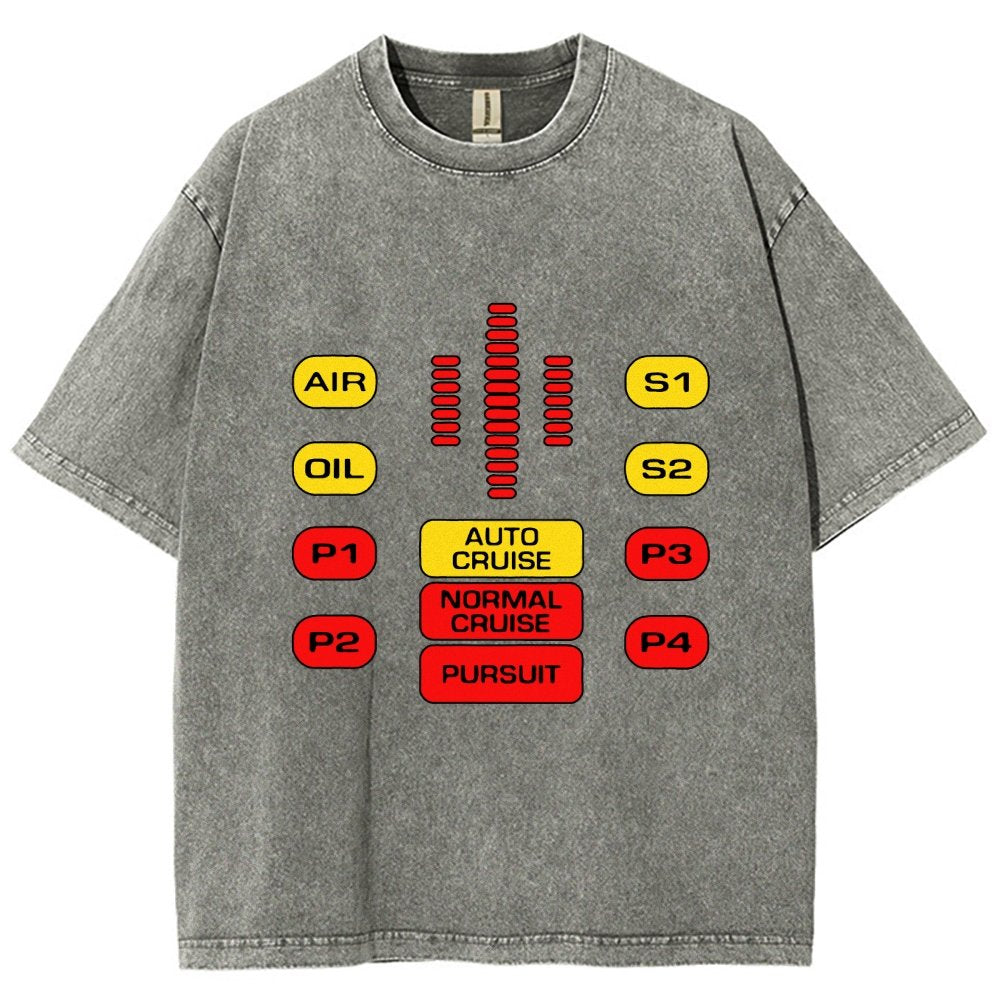 Kit Dashboard Supercar Vintage Distressed T-shirt