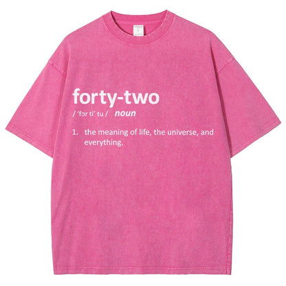 42 Definition Vintage Distressed T-shirt