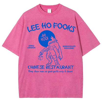 Lee Ho Fooks Chinese Restaurant Vintage Distressed T-shirt