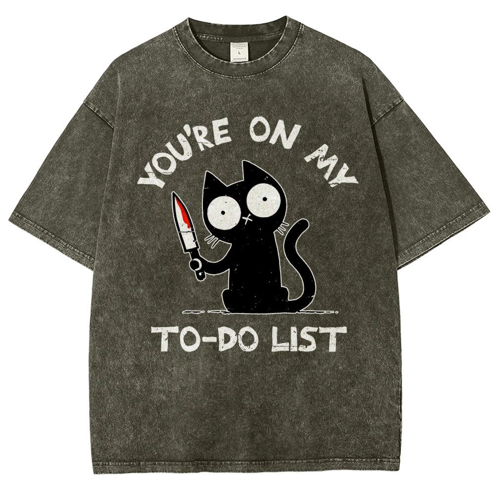 You're On My To-Do List Vintage Distressed T-shirt