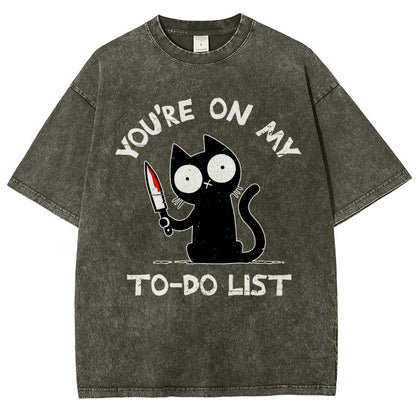 You're On My To-Do List Vintage Distressed T-shirt