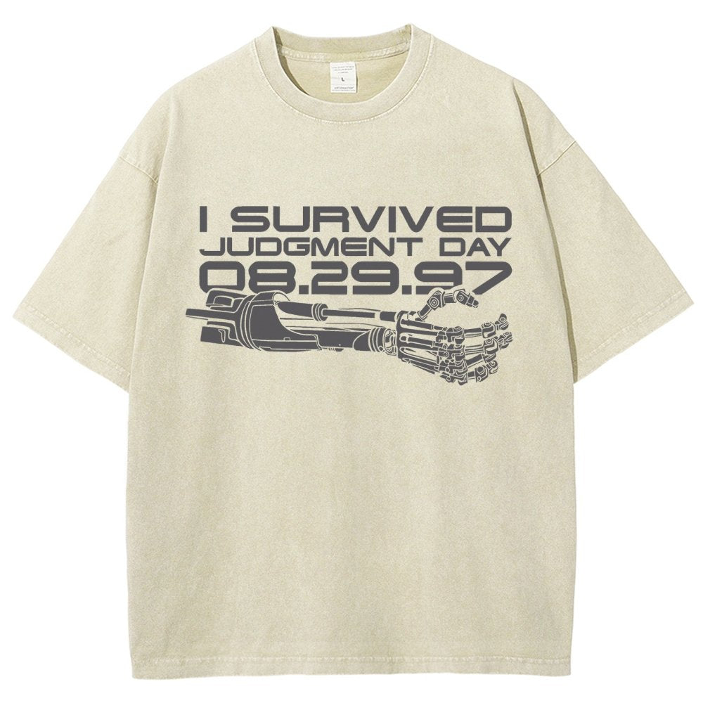 Judgment Day Survivor Vintage Distressed T-shirt
