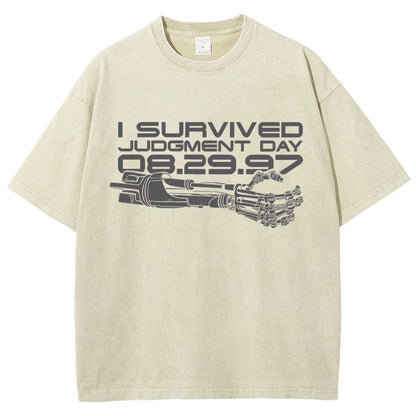 Judgment Day Survivor Vintage Distressed T-shirt