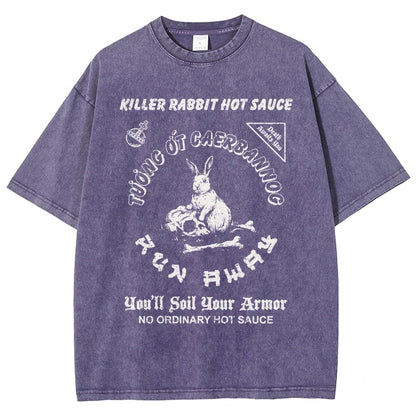 Killer Rabbit Hot Sauce Vintage Distressed T-shirt