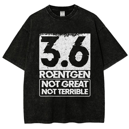 3.6 Roentgen Not Great Not Terrible Vintage Distressed T-shirt