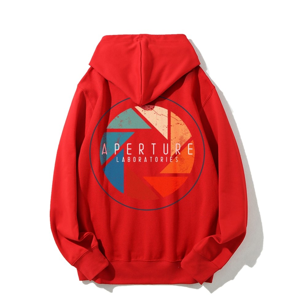 Aperture Printed Back Unisex Cotton Hoodie
