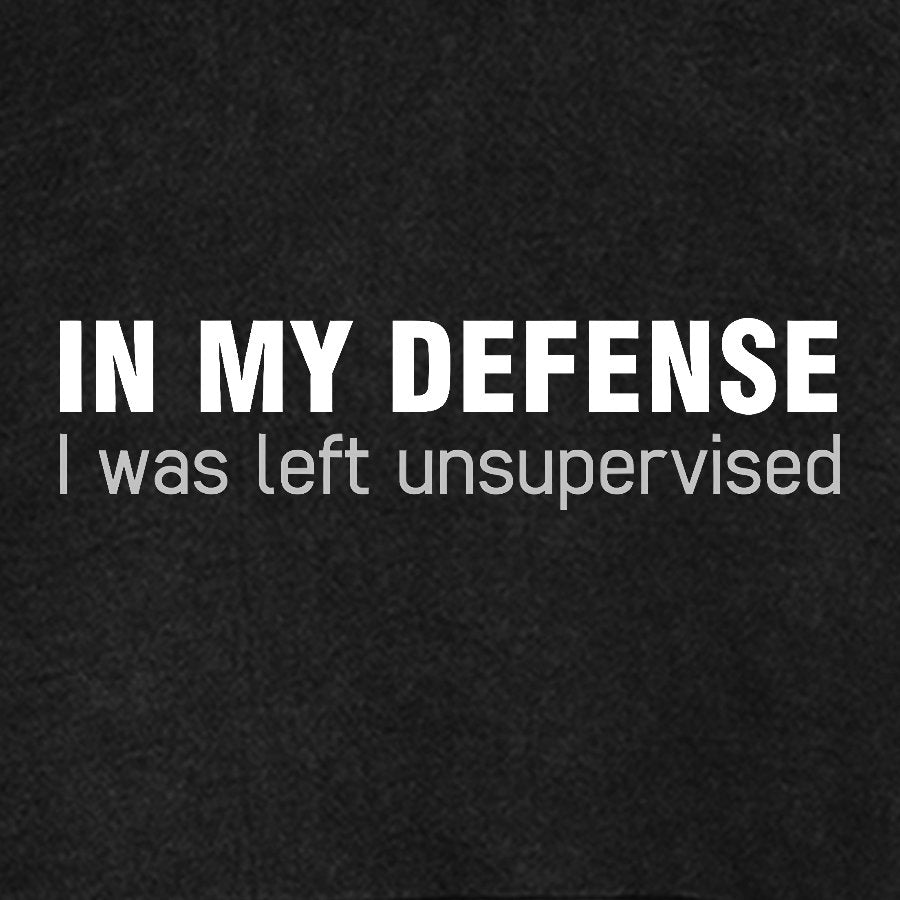 I Was Left Unsupervised Geeky Vintage Distressed Hoodie