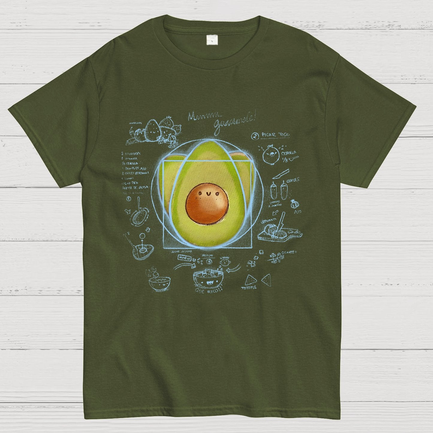 Divine Avocado Recipe Geek T-Shirt