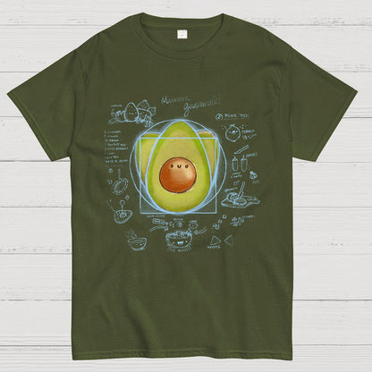 Divine Avocado Recipe Geek T-Shirt