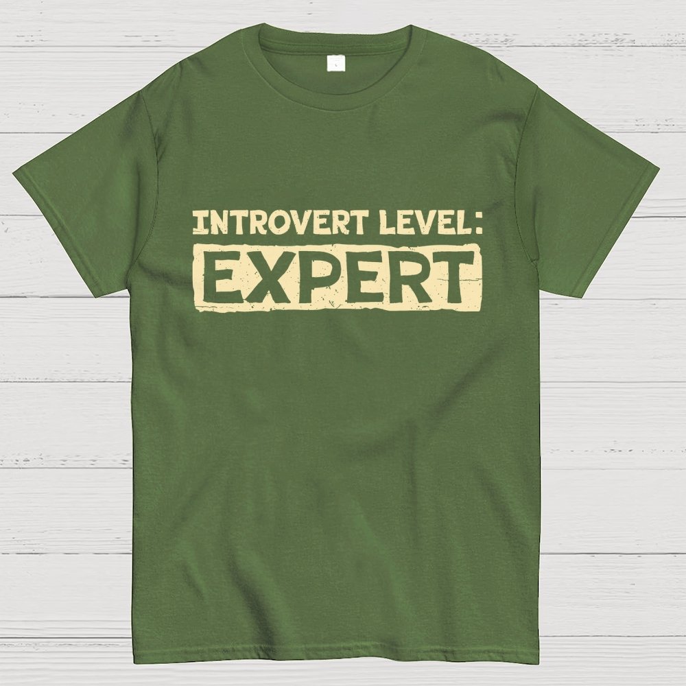 Introvert Level Expert  Geek T-Shirt