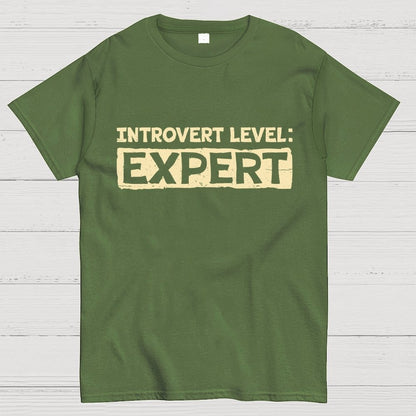 Introvert Level Expert  Geek T-Shirt