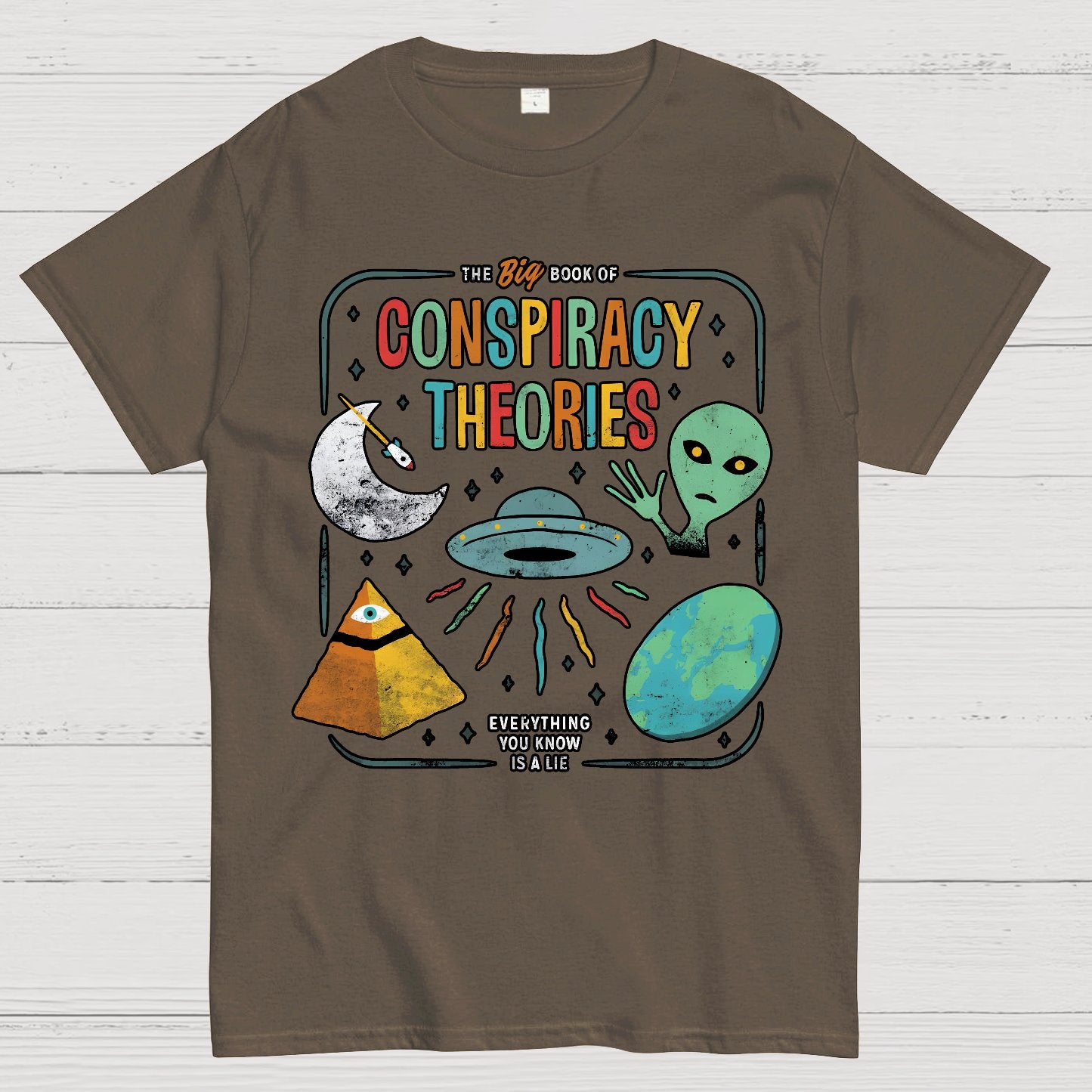 The Big Book Of Conspiracy Theories Geek T-Shirt
