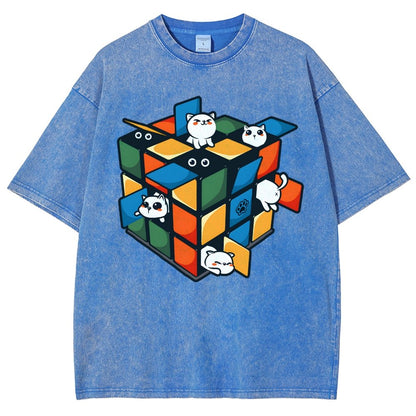 Rubikittens Vintage Distressed T-shirt