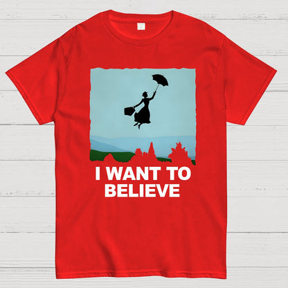 I Want To Believe Perfect Nanny Geek T-Shirt